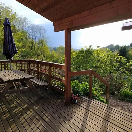 別荘 Cosy Bright Wooden House In Ariege Mountains Rimont